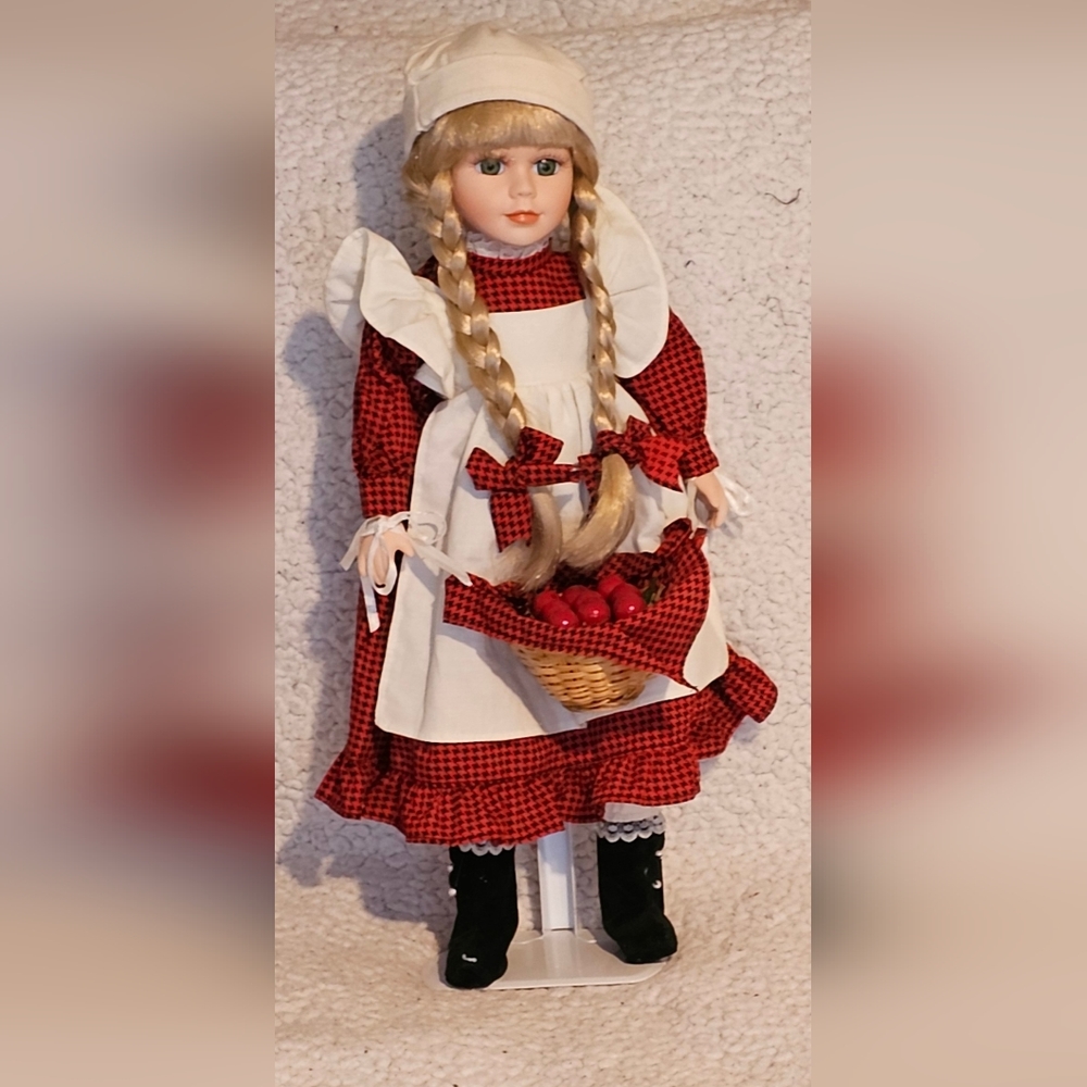 17" Vintage Porcelain Doll